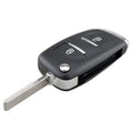 For PEUGEOT Car Keys Replacement 2 Buttons Car Key Case with Grooved and Holder, 2 Buttons with Grooved 2 Buttons with Grooved