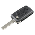 For PEUGEOT Car Keys Replacement 3 Buttons Car Key Case with Grooved, without Holder, For PEUGEOT For PEUGEOT