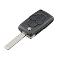 Car Keys Replacement 4 Buttons Car Key Case with Grooved, without Holder – Durable Build, Easy to Use, For CITROEN C8 / PEUGEOT 1007 For CITROEN C8 PEUGEOT 1007