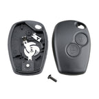 For RENAULT Modus / Clio 3 / Kangoo 2 / Twingo Car Keys Replacement 2 Buttons Car Key Case with 307 Socket, without Blade, For RENAULT with 307 Socket