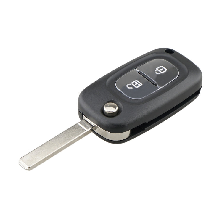 For RENAULT Clio / Megane / Kangoo / Modus Car Keys Replacement 2 Buttons Car Key Case with Foldable Key Blade, For RENAULT Clio 2 Buttons For RENAULT Clio 2 Buttons