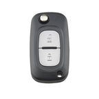 For RENAULT Clio / Megane / Kangoo / Modus Car Keys Replacement 2 Buttons Car Key Case with Foldable Key Blade, For RENAULT Clio 2 Buttons