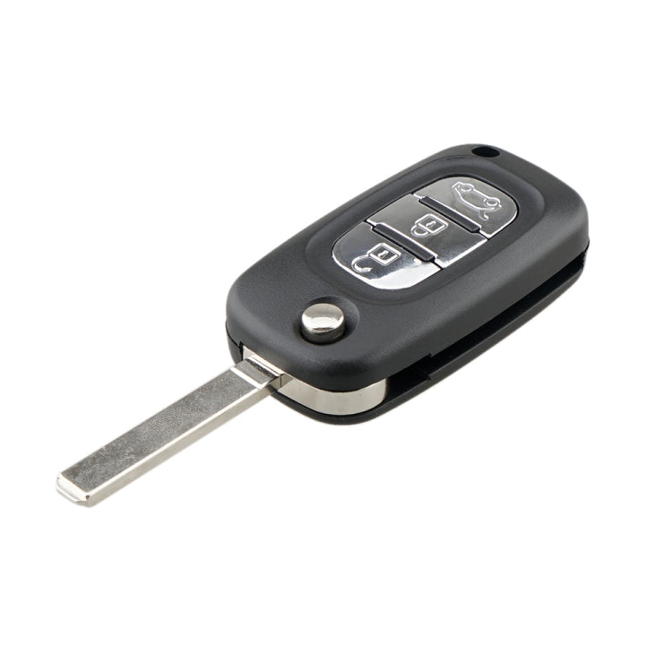 For RENAULT Clio / Megane / Kangoo / Modus Car Keys Replacement 3 Buttons Car Key Case with Foldable Key Blade, For RENAULT Clio 3 Buttons For RENAULT Clio 3 Buttons