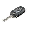 For RENAULT Clio / Megane / Kangoo / Modus Car Keys Replacement 3 Buttons Car Key Case with Foldable Key Blade, For RENAULT Clio 3 Buttons For RENAULT Clio 3 Buttons