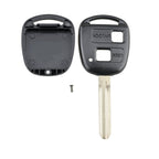 For TOYOTA Car Keys Replacement 2 Buttons Car Key Case with Key Blade, 2 Buttons