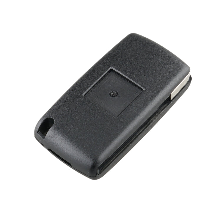 For PEUGEOT 2 Buttons ASK Signal Intelligent Remote Control Car Key with Integrated Chip & Battery & Holder, without Grooved, Frequency: 433MHz, 2 Buttons without Grooved – Durable Build, Easy to Use