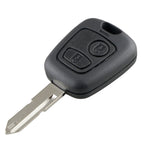 For PEUGEOT 206 2 Buttons Intelligent Remote Control Car Key with Integrated Chip & Battery, Frequency: 433MHz, For PEUGEOT 206 For PEUGEOT 206