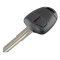 For MITSUBISHI 2 Buttons Intelligent Remote Control Car Key with 46 Chip & Battery & Left Slot, Frequency: 433MHz, For MITSUBISHI(Left) For MITSUBISHI(Left)
