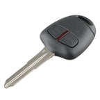 For MITSUBISHI 2 Buttons Intelligent Remote Control Car Key with 46 Chip & Battery & Right Slot, Frequency: 433MHz, For MITSUBISHI(Right) For MITSUBISHI(Right)