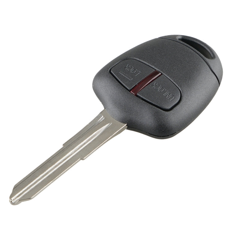 For MITSUBISHI 2 Buttons Intelligent Remote Control Car Key with 46 Chip & Battery & Right Slot, Frequency: 433MHz, For MITSUBISHI(Right) For MITSUBISHI(Right)
