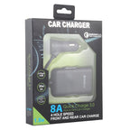 HMQ-C801 1.8m 8A Max 4 Ports USB Car Charger with Extending USB HUB for Front & Back Seat Charging, HMQ-C801 – Durable Build, Easy to Use