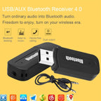 M1 Bluetooth Audio Transmitter Receiver Adapter Portable Audio Player, M1