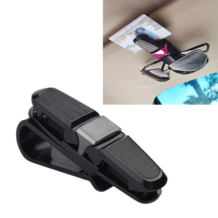 Vehicle Mounted Glasses Clip Car Eyeglass Bill Holder, Package: OPP Bag Grey