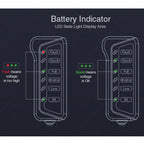 TIROL T16897 12V Auto Car Digital Battery Alternator Tester 6 LED Lights Display, TIROL T16897