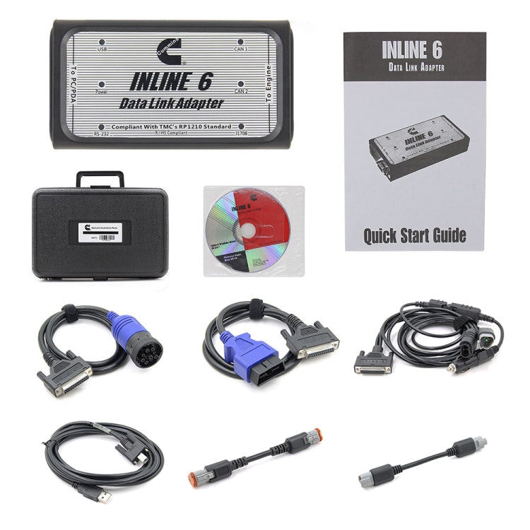 Cummins Inline6 Data Link Adapter Heavy Duty Diagnostic Tool Scanner, Diagnostic Tool Scanner Diagnostic Tool Scanner