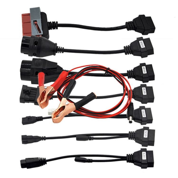 8 PCS Car Diagnostic Cable and Connector OBD2 Cable, 8 in 1 Car OBD2 Cable – Durable Build, Easy to Use