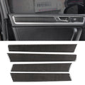 4 PCS Car Carbon Fiber Door Panel Decorative Sticker for Volkswagen Touareg, Door Panel Door Panel