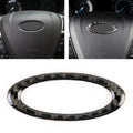 Car Carbon Fiber Steering Wheel Frame Decorative Sticker for Ford New Mondeo 2013-2019, Steering Wheel Frame Steering Wheel Frame