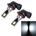 2 PCS 9006 DC12V-24V / 12W / 3000K / 800LM 12LEDs SMD-3030 Car LED Fog Light, 9006 (White Light), 9006 9006 (White Light) White Light