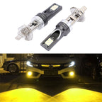 2 PCS H1 DC12V-24V / 12W / 3000K / 800LM 12LEDs SMD-3030 Car LED Fog Light, H1 H1