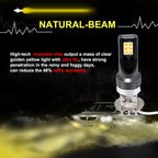 2 PCS H3 DC12V-24V / 12W / 3000K / 800LM 12LEDs SMD-3030 Car LED Fog Light, H3