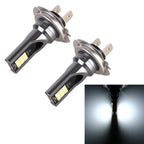 2 PCS H7 DC12V-24V / 12W / 3000K / 800LM 12LEDs SMD-3030 Car LED Fog Light, H7 (White Light), H7 H7 (White Light) White Light