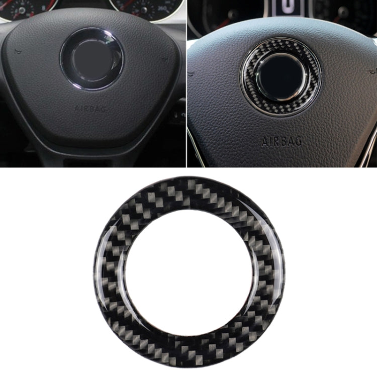 Car Carbon Fiber Steering Wheel Ring Decorative Sticker for Volkswagen, Steering Wheel Ring Steering Wheel Ring
