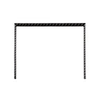 Car Carbon Fiber Storage Box U Shape Frame Decorative Sticker for Toyota Eighth Generation Camry 2018-2019, Storage Box U Shape Frame