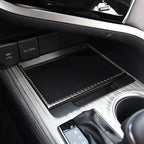 Car Carbon Fiber Storage Box U Shape Frame Decorative Sticker for Toyota Eighth Generation Camry 2018-2019, Storage Box U Shape Frame
