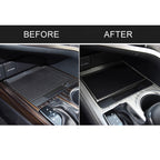 Car Carbon Fiber Storage Box U Shape Frame Decorative Sticker for Toyota Eighth Generation Camry 2018-2019, Storage Box U Shape Frame
