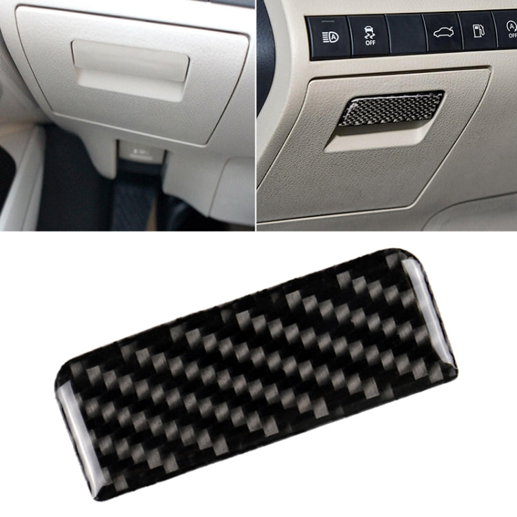 Car Carbon Fiber Main Driving Storage Box Handle Decorative Sticker for Toyota Eighth Generation Camry 2018-2019, Main Driving Storage Box Handle – Durable Build, Easy to Use Main Driving Storage Box Handle