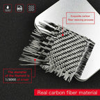 Car Carbon Fiber Main Driving Storage Box Handle Decorative Sticker for Toyota Eighth Generation Camry 2018-2019, Main Driving Storage Box Handle – Durable Build, Easy to Use