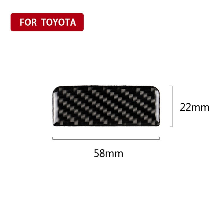 Car Carbon Fiber Main Driving Storage Box Handle Decorative Sticker for Toyota Eighth Generation Camry 2018-2019, Main Driving Storage Box Handle – Durable Build, Easy to Use