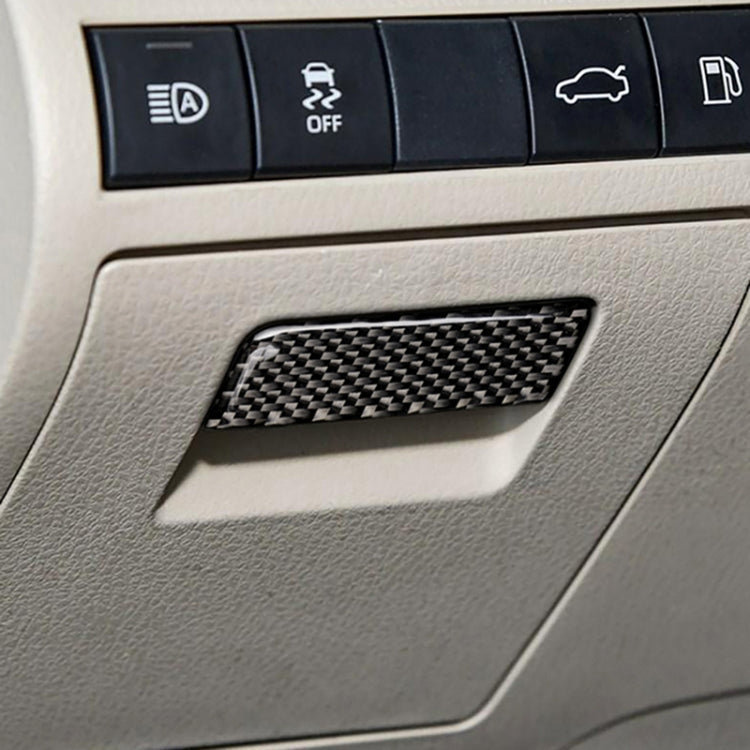 Car Carbon Fiber Main Driving Storage Box Handle Decorative Sticker for Toyota Eighth Generation Camry 2018-2019, Main Driving Storage Box Handle – Durable Build, Easy to Use