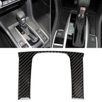 Car Carbon Fiber Gear Position Panel Decorative Sticker for Honda Tenth Generation Civic 2016-2019, Gear Position Pane Gear Position Pane