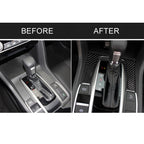 Car Carbon Fiber Gear Position Panel Decorative Sticker for Honda Tenth Generation Civic 2016-2019, Gear Position Pane