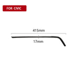Car Carbon Fiber Central Control Air Outlet Upper Decorative Sticker for Honda Tenth Generation Civic 2016-2019, Left Drive, Central Control Air Outlet Upper
