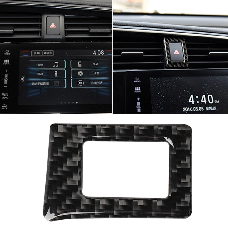 Car Carbon Fiber Double Flash Frame Decorative Sticker for Honda Tenth Generation Civic 2016-2019, Double Flash Frame Double Flash Frame