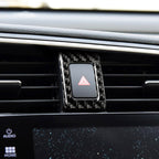 Car Carbon Fiber Double Flash Frame Decorative Sticker for Honda Tenth Generation Civic 2016-2019, Double Flash Frame