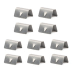 10 PCS Car Windshield Clip Wind / Rain Deflector Channel Metal Buckle for Heko G3, For Heko G3 For Heko G3