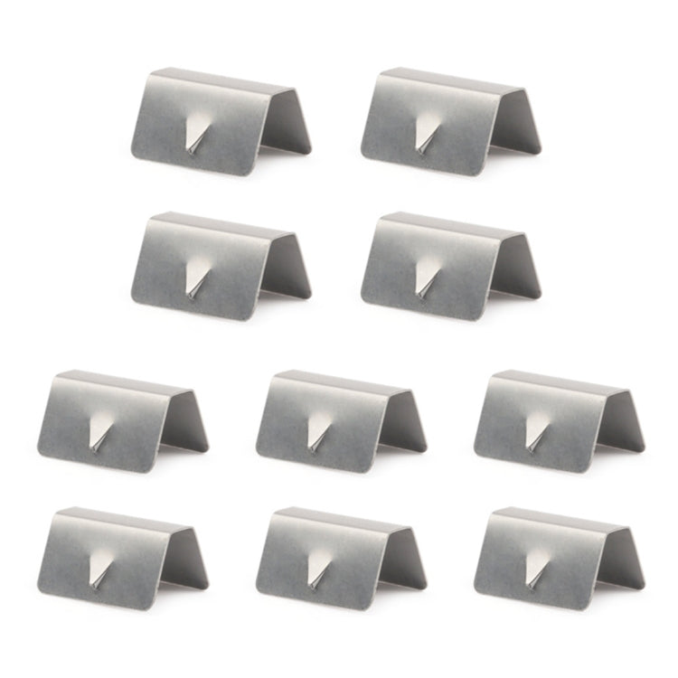 10 PCS Car Windshield Clip Wind / Rain Deflector Channel Metal Buckle for Heko G3, For Heko G3 For Heko G3