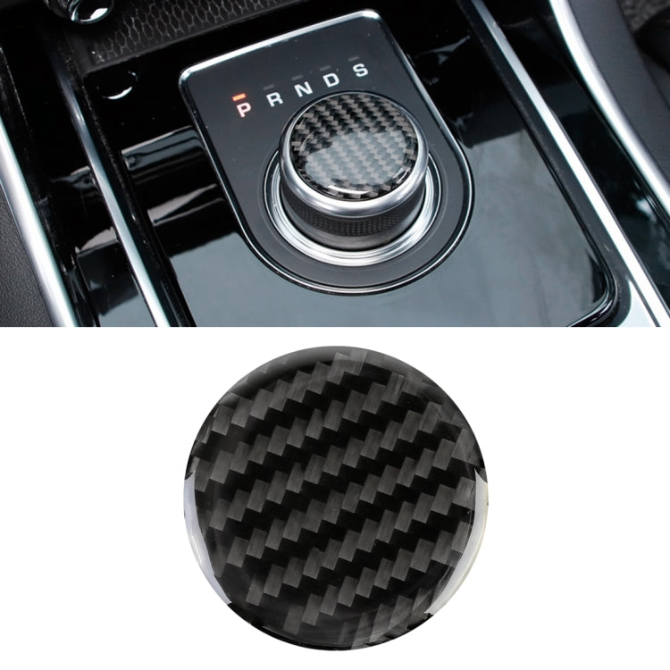 Carbon Fiber Car Gear Decorative Sticker for Jaguar F-PACE, Gear Gear