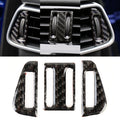 Carbon Fiber Car Air Outlet Decorative Sticker for Jaguar F-PACE, Air Outlet Air Outlet