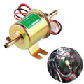 HEP-02A Universal Car 12V Fuel Pump Inline Low Pressure Electric Fuel Pump, 12V (Gold), 12V (Silver) 12V (Gold) Gold