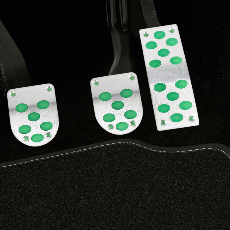 3 in 1 Small Luminous Non-Slip Automatic Gear Car Pedals Foot Brake Pad Cover Set, 3 in 1 3 in 1