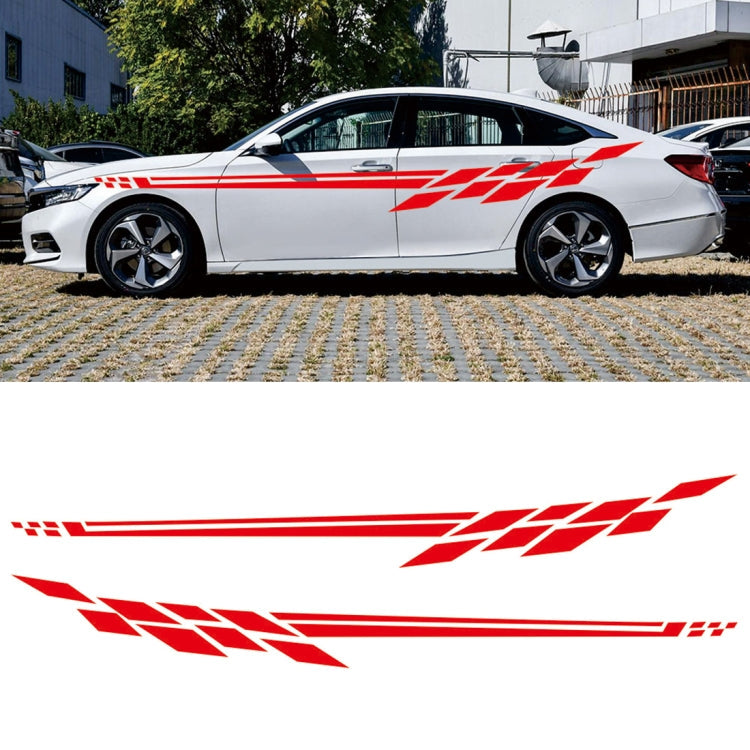 Car Styling Plaid Series PVC Sticker Auto Decorative Sticker, D-373 – Durable Build, Easy to Use D-373 Red