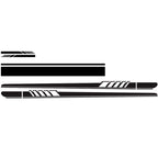 5 in 1 Car Styling Stripe Hood PVC Sticker Auto Decorative Sticker, D-935