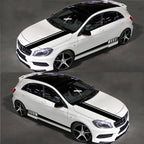 5 in 1 Car Styling Stripe Hood PVC Sticker Auto Decorative Sticker, D-935