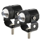 2 PCS DC9-36V / 20W / 6000K / 3000K / 2000LM Motorcycles Double Color Headlights / Fog Light, 20W