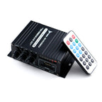 AK370 12V Household / Car Bluetooth HIFI Amplifier Audio with Remote Control , AK370